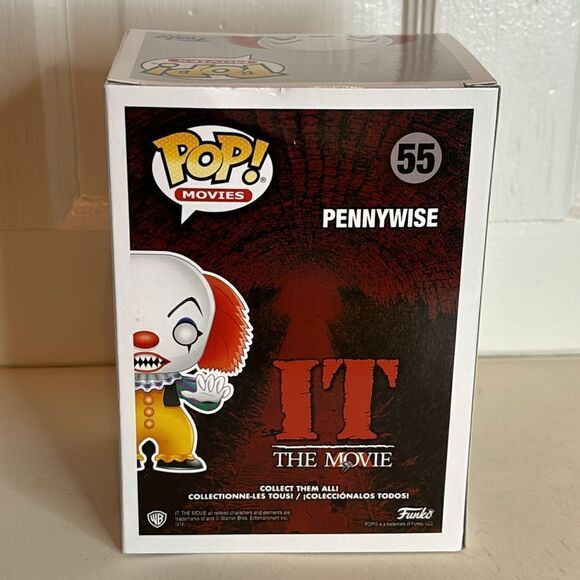 Funko POP! Movies #55 Pennywise Clown IT the Movie Collectible Vinyl Figure - Picture 3 of 7